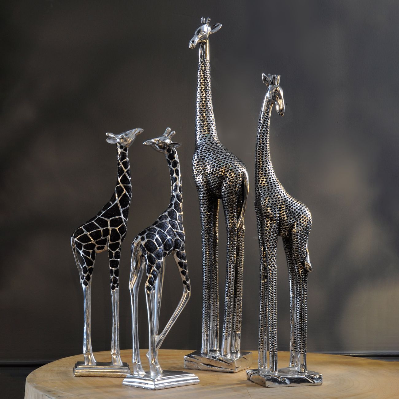 Libra Midnight Mayfair Collection - Giraffe Small Silver