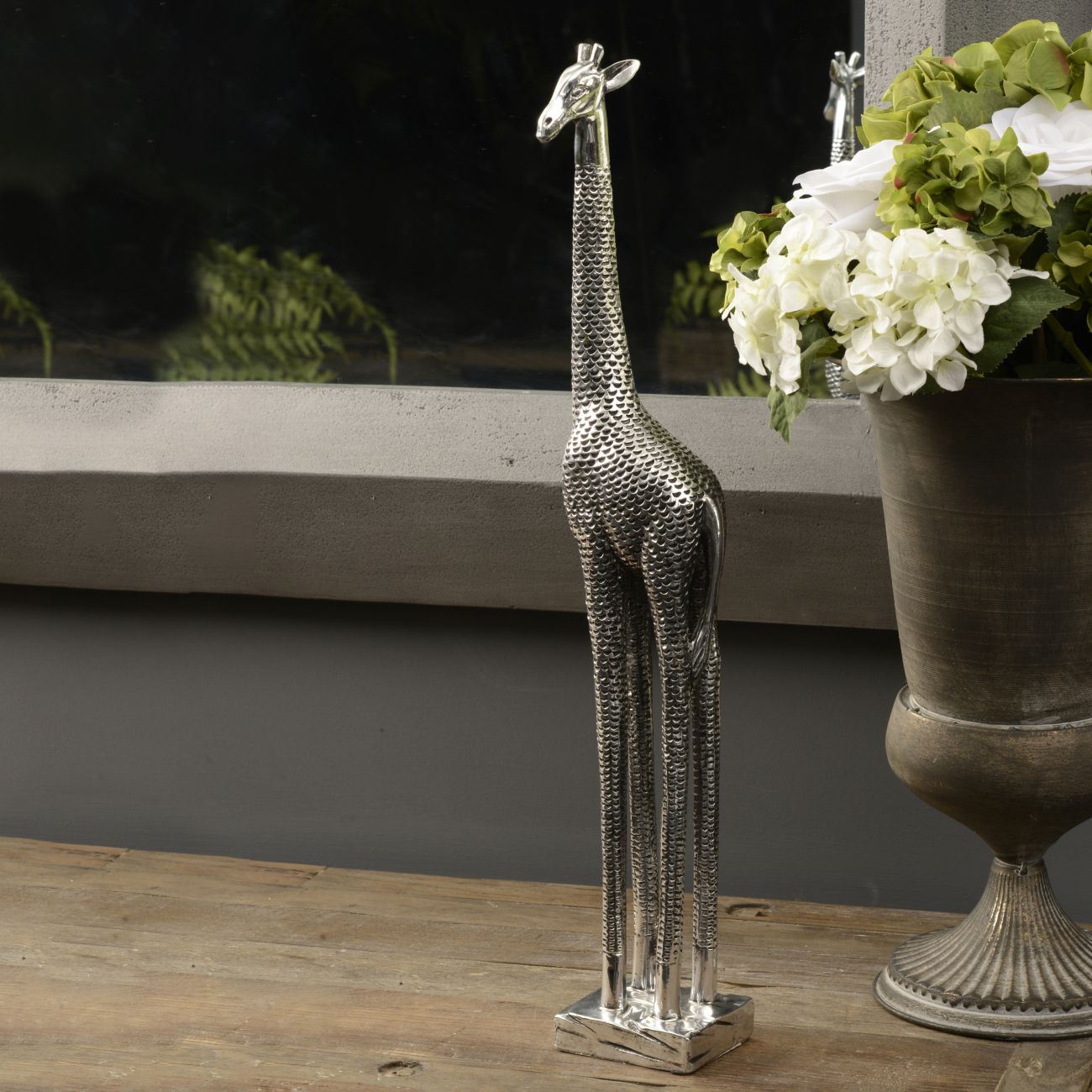 Libra Midnight Mayfair Collection - Giraffe in Silver