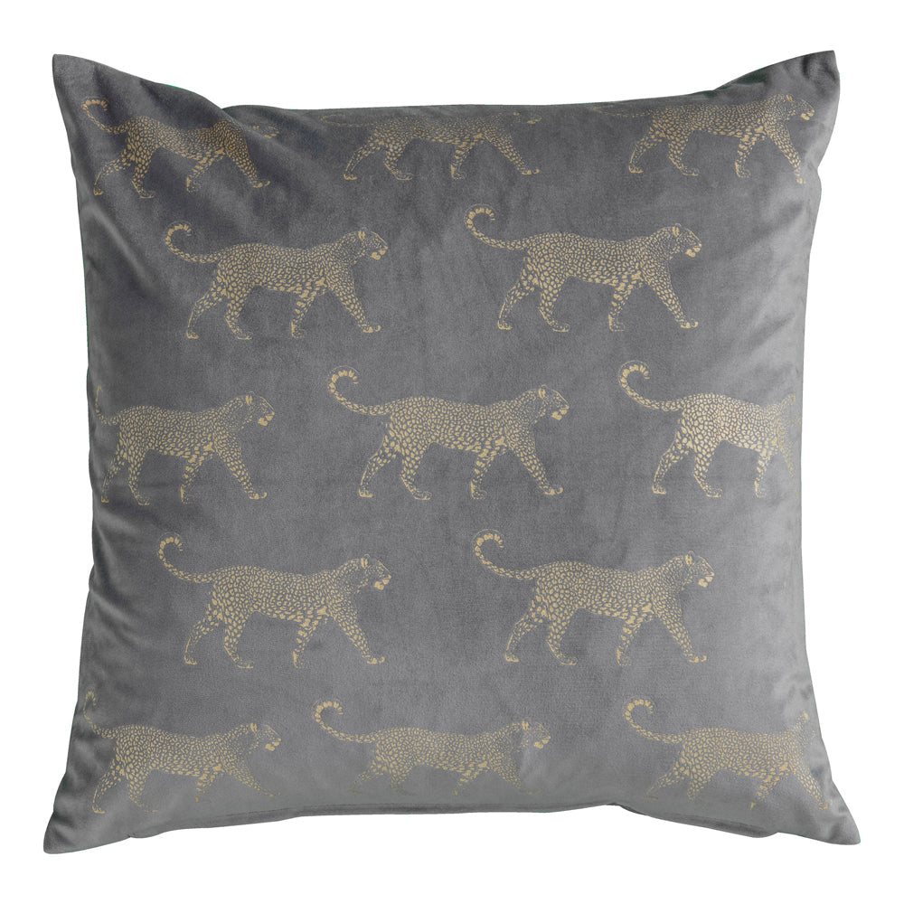 Gallery Interiors Leopard Cushion