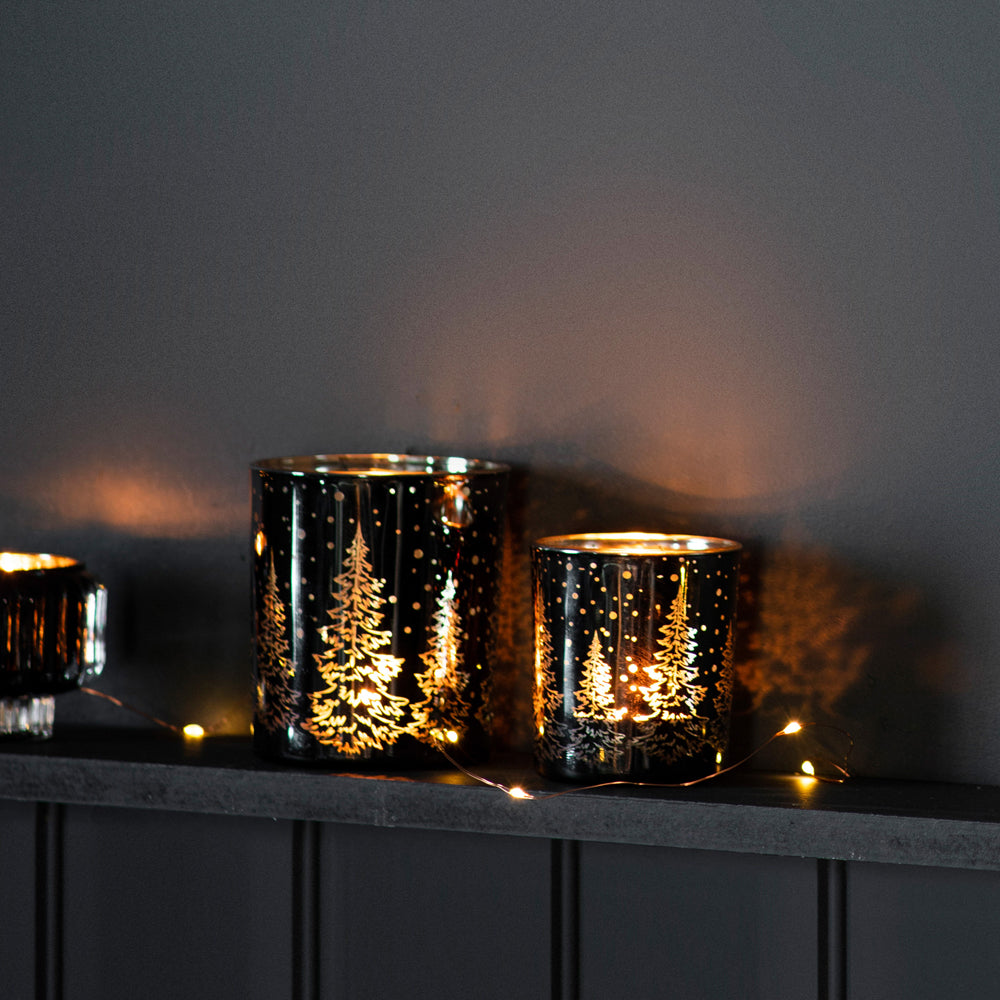 Gallery Interiors Salla Votive Black Gold