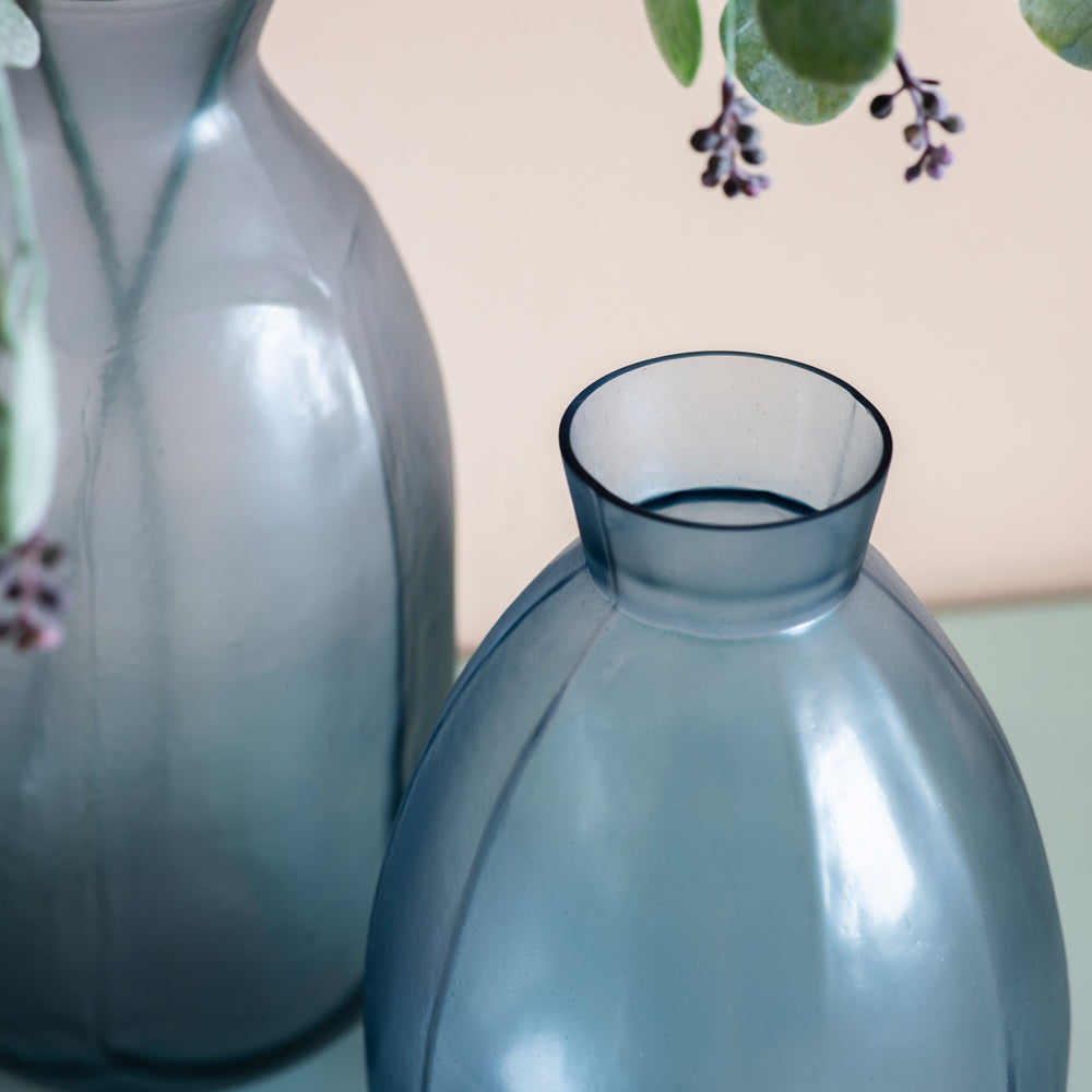 Gallery Interiors Hamilton Vase Blue