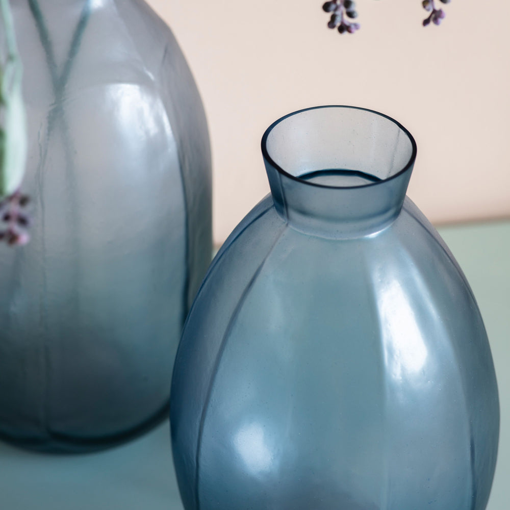 Gallery Interiors Hamilton Vase Blue