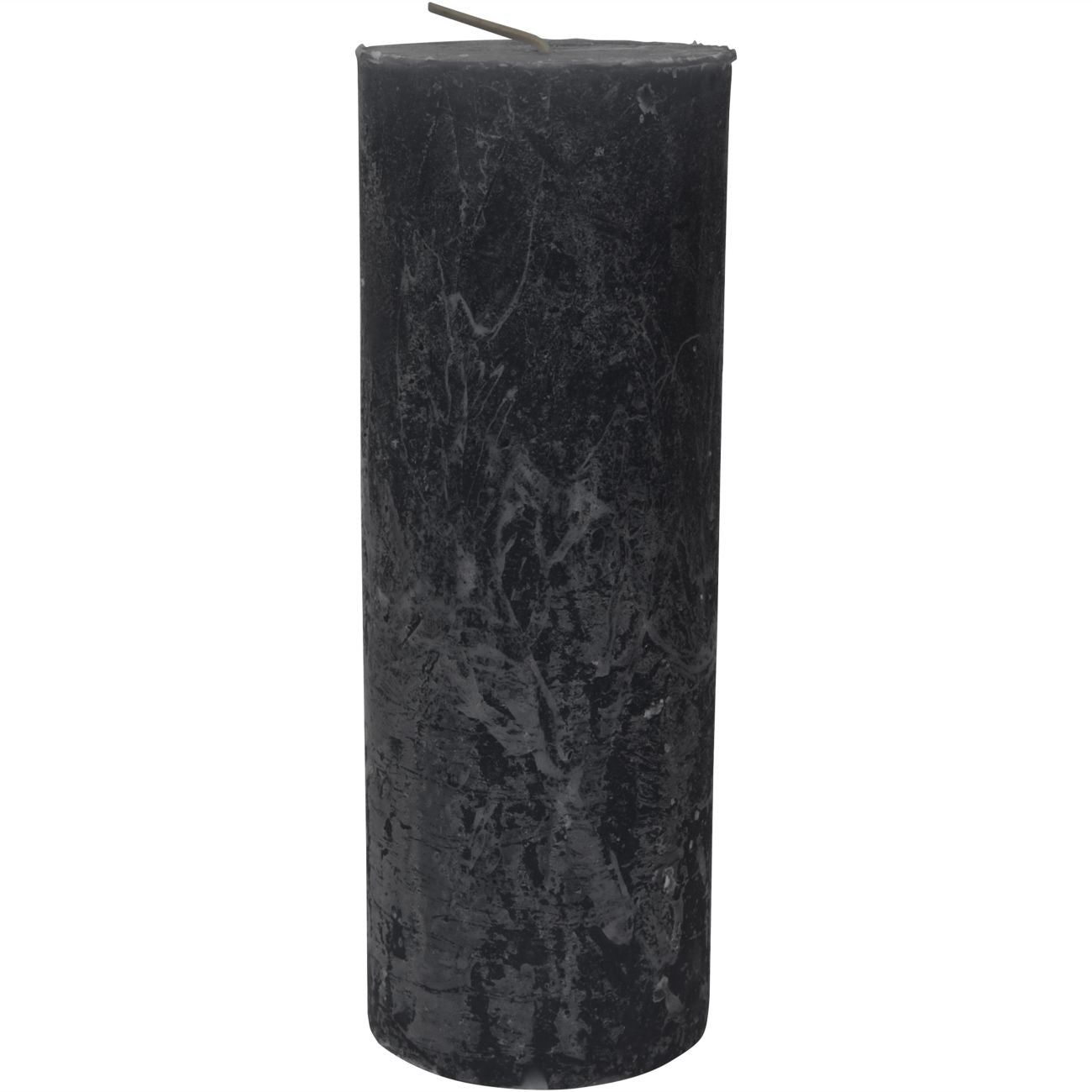 Libra Calm Neutral Collection - Dark Grey Rustica Pillar Candle