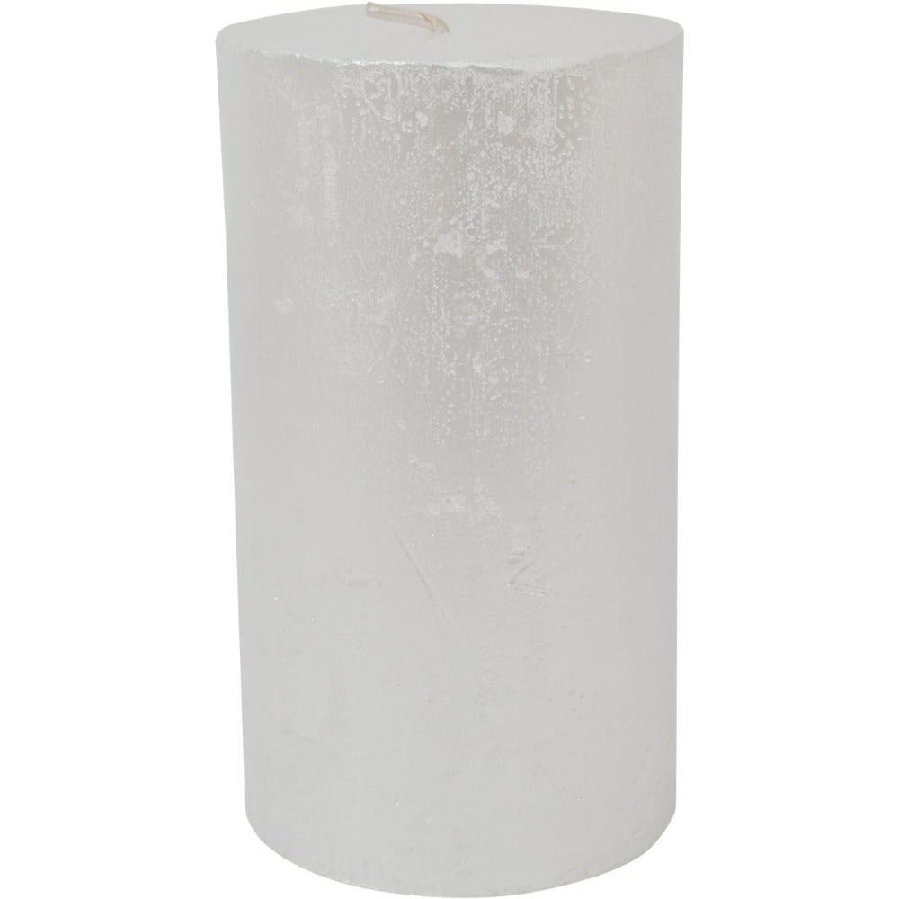 Libra Midnight Mayfair Collection - Rustica Pillar Candle Pearl