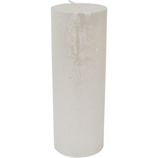 Libra Midnight Mayfair Collection - Rustica Pillar Candle Pearl