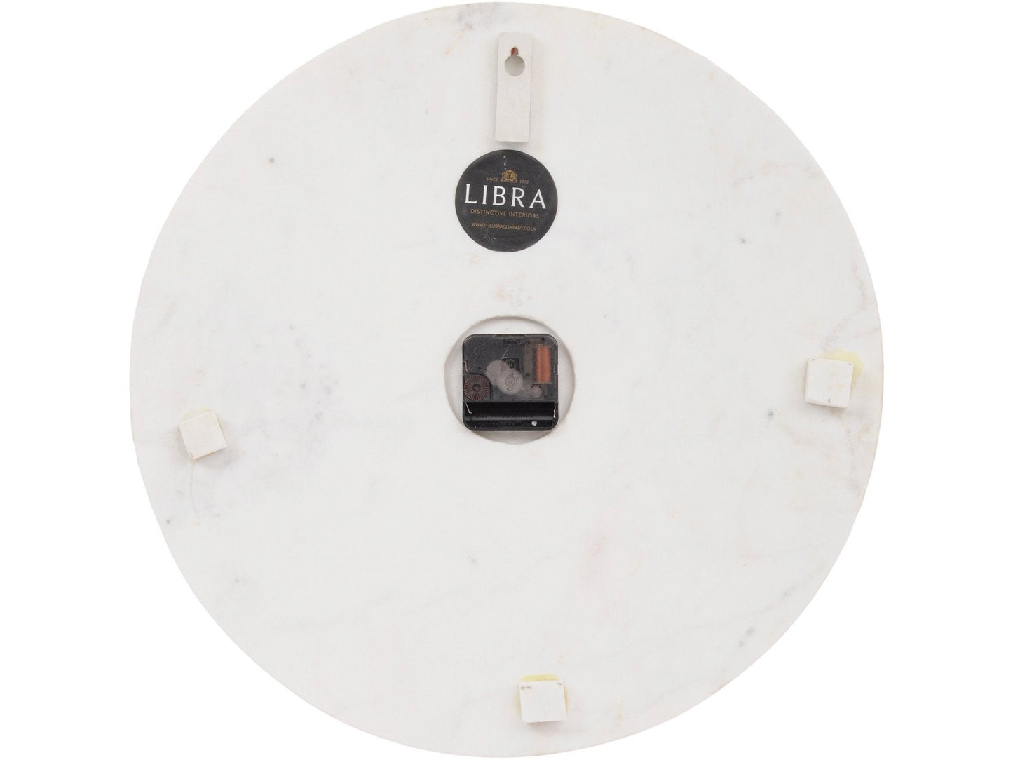 Libra Brass Inlay And Marble Wall Clock-Libra-Olivia's