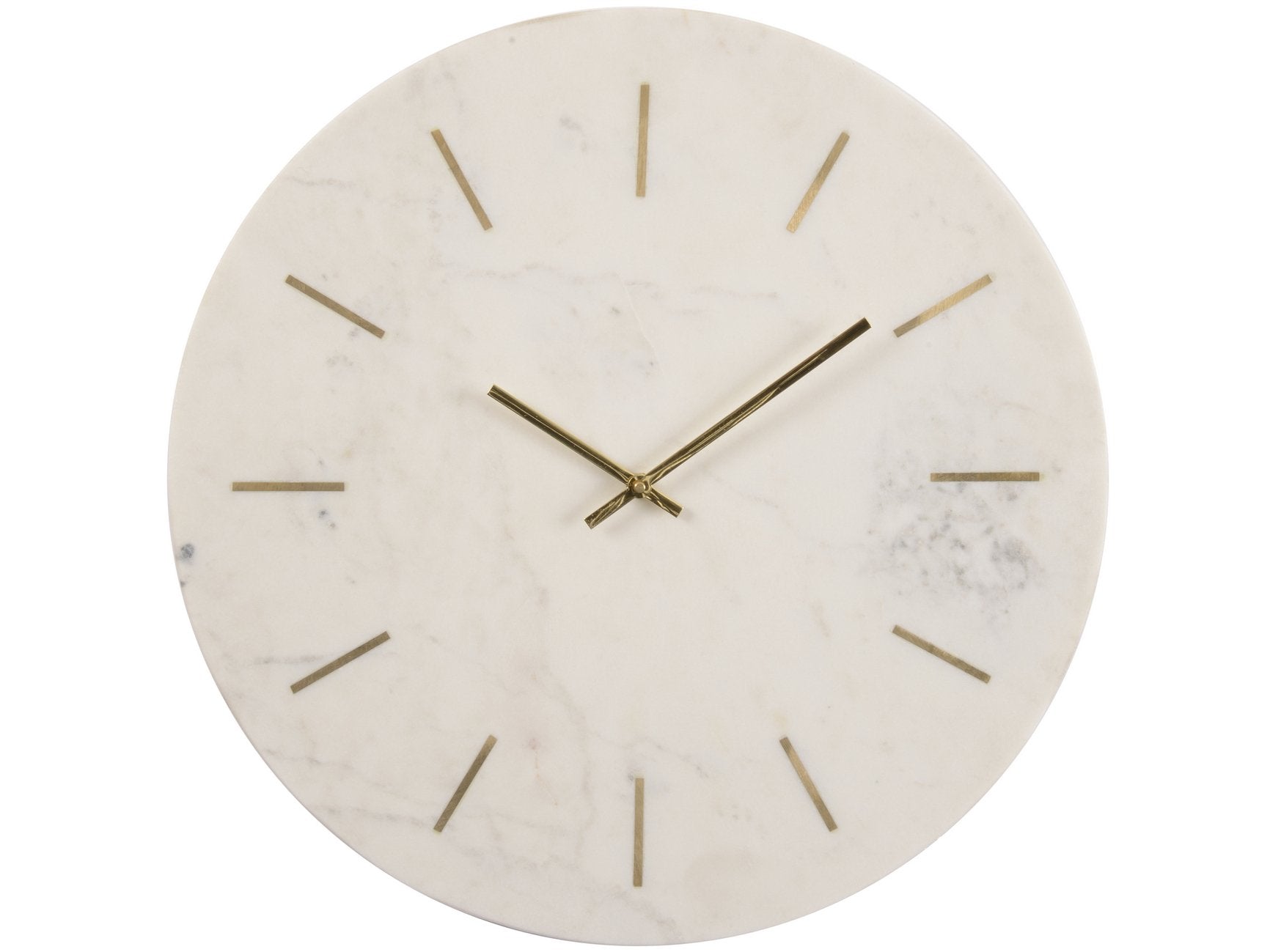 Libra Brass Inlay And Marble Wall Clock-Libra-Olivia's