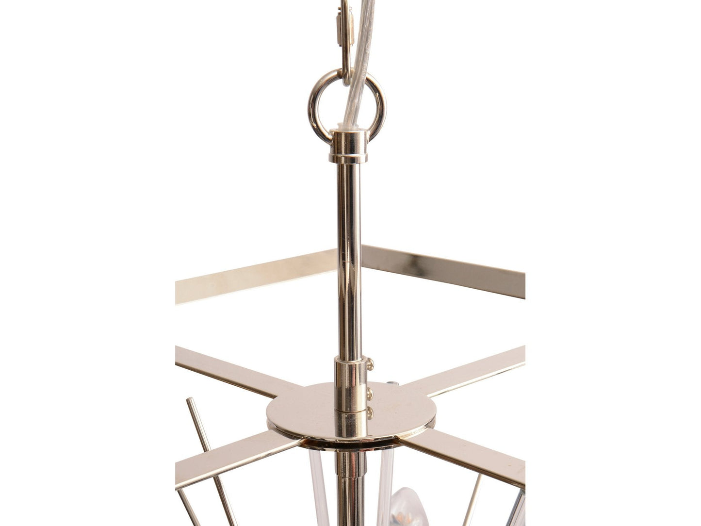 Libra Large Silver Starburst Chandelier E14 40W 8-Libra-Olivia's