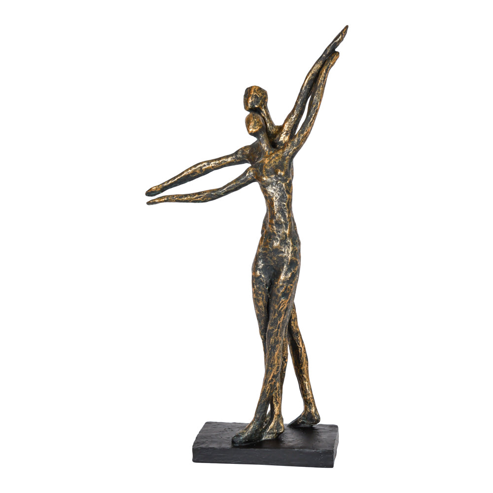 Libra Calm Neutral Collection - Celebrating Bronze Resin Standing Couple