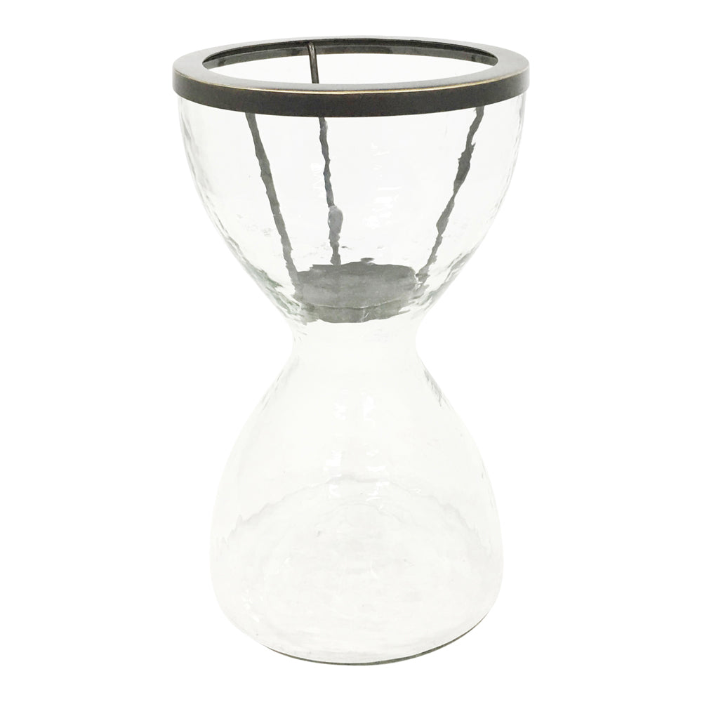 Libra Urban Botanic Collection - Nautica Hourglass Hurricane Vase