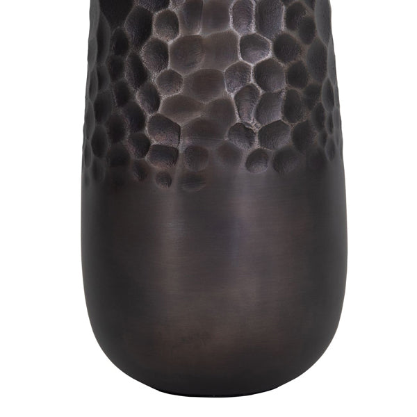 Libra Calm Neutral Collection - Burnished Giraffe Pattern Aluminium Vase Bronze
