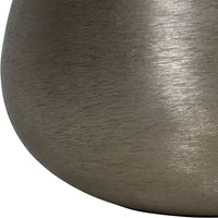 Libra Luxurious Glamour Collection - Molten Metal Round Planter Brushed Bronze