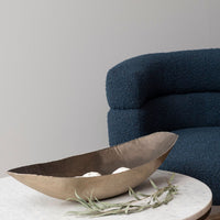 Libra Luxurious Glamour Collection - Molten Metal Ellipse Bowl
