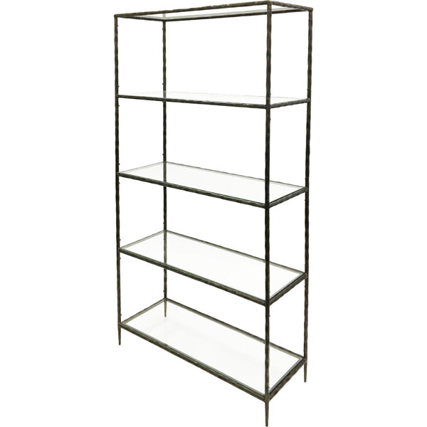 Libra Calm Neutral Collection - Patterdale Glass Shelves Shelving Dark Bronze