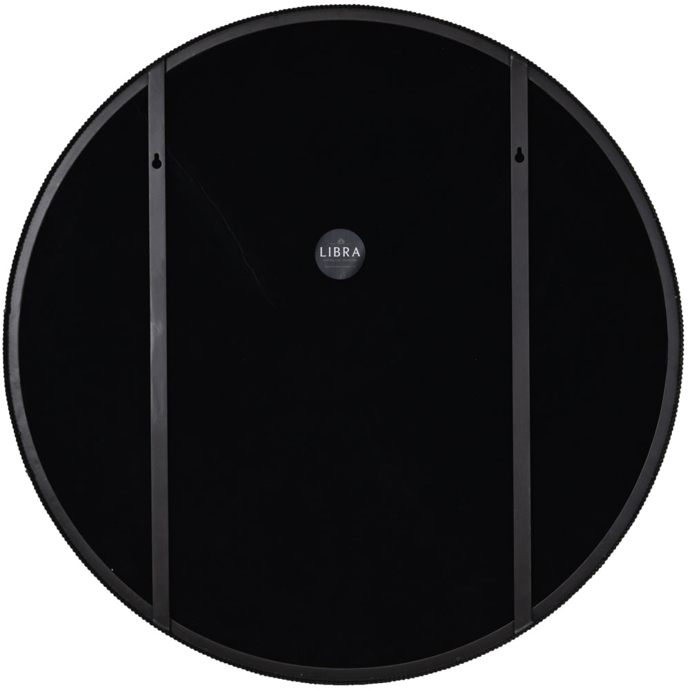 Libra Calm Neutral Collection - Knightsbridge Round Mirror Dark Bronze Finish 80 cm Diameter