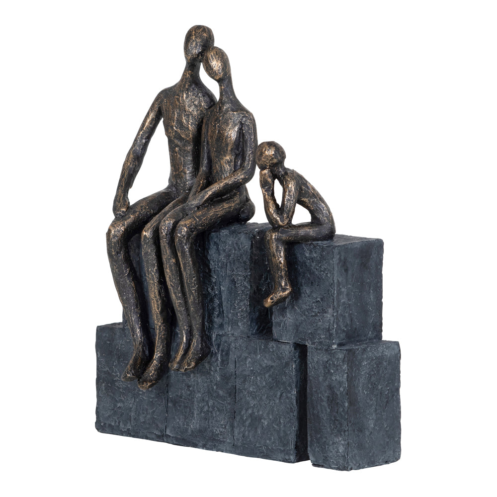Libra Calm Neutral Collection - Bronze Blocks Family Of Three