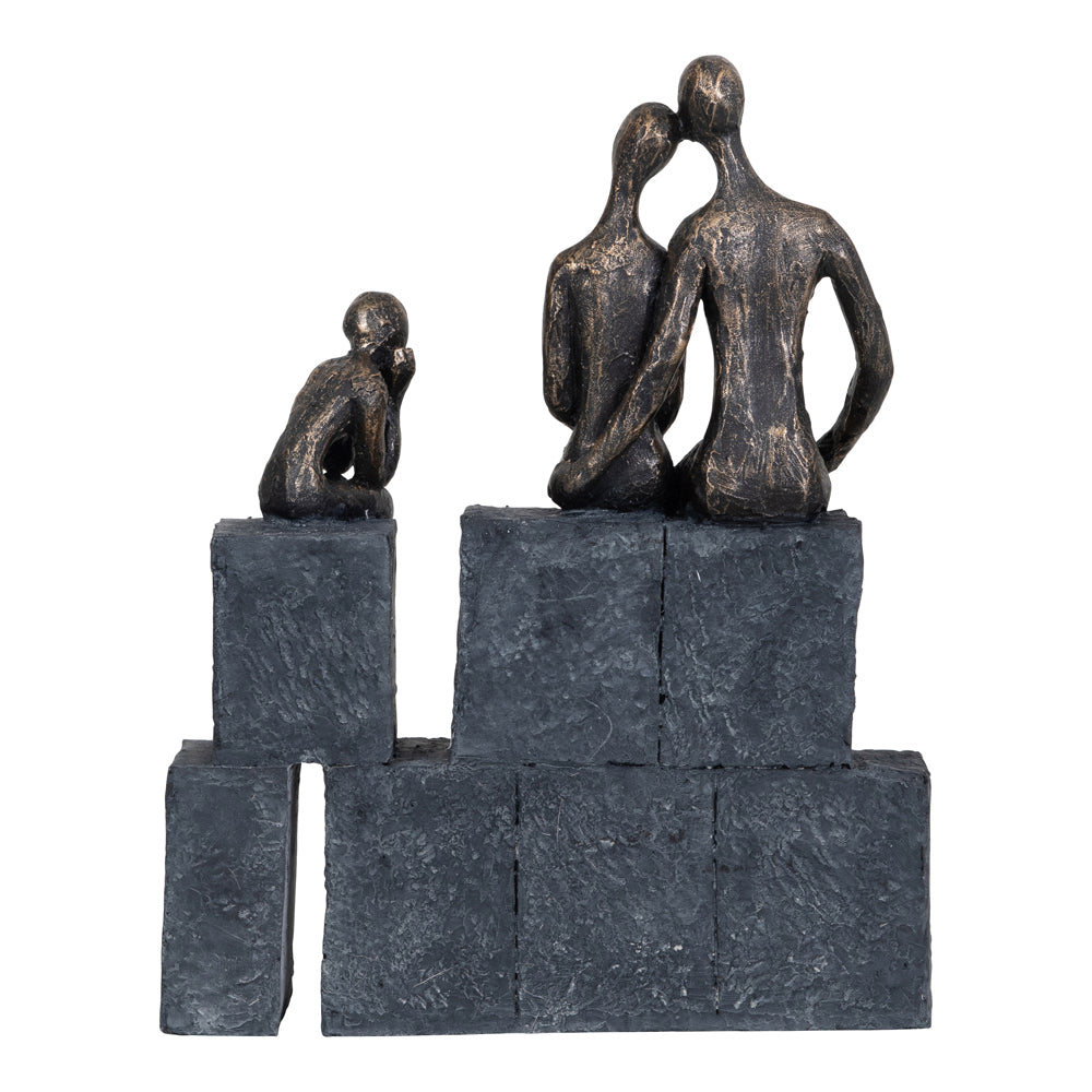 Libra Calm Neutral Collection - Bronze Blocks Family Of Three