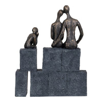 Libra Calm Neutral Collection - Bronze Blocks Family Of Three