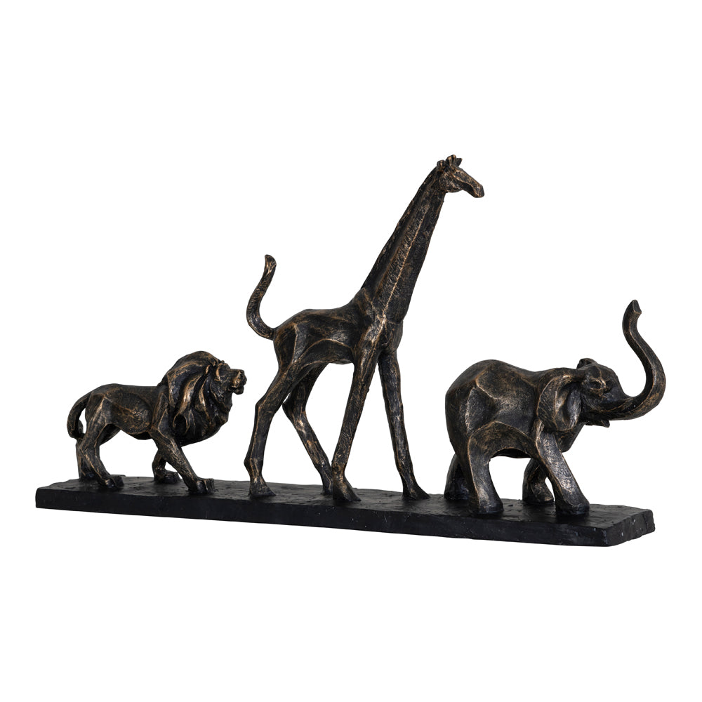 Libra Calm Neutral Collection - Bronze Safari Sculpture
