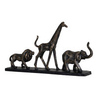Libra Calm Neutral Collection - Bronze Safari Sculpture