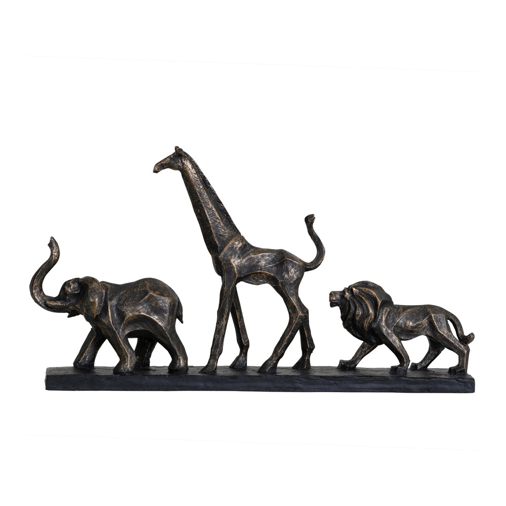 Libra Calm Neutral Collection - Bronze Safari Sculpture
