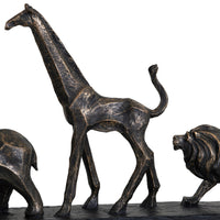 Libra Calm Neutral Collection - Bronze Safari Sculpture