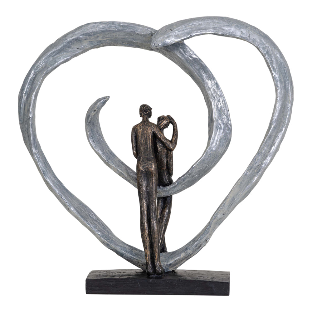 Libra Calm Neutral Collection - Love Sculpture In Circular Heart