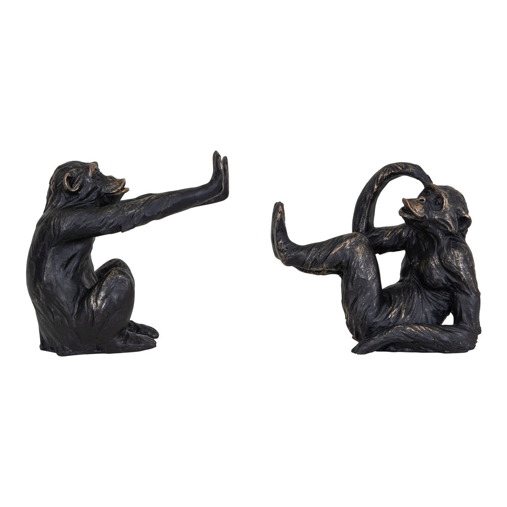 Libra Urban Botanic Collection - Set of 2 Orangutan Sculptures