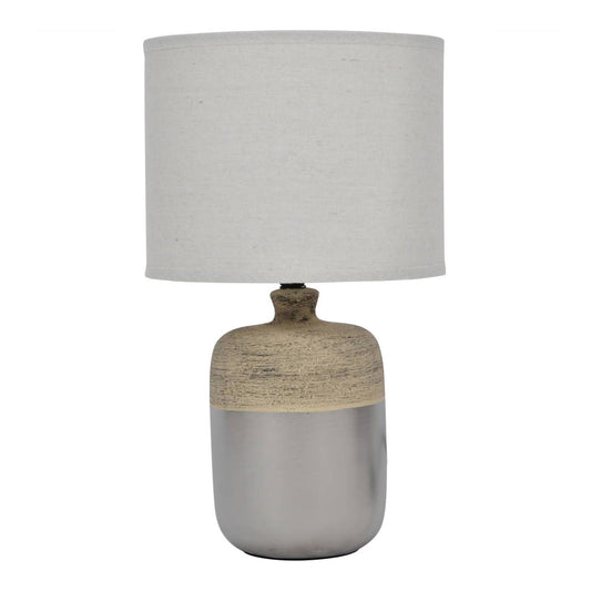 Libra Luxurious Glamour Collection - Riviera Two Tone Table Lamp With Shade