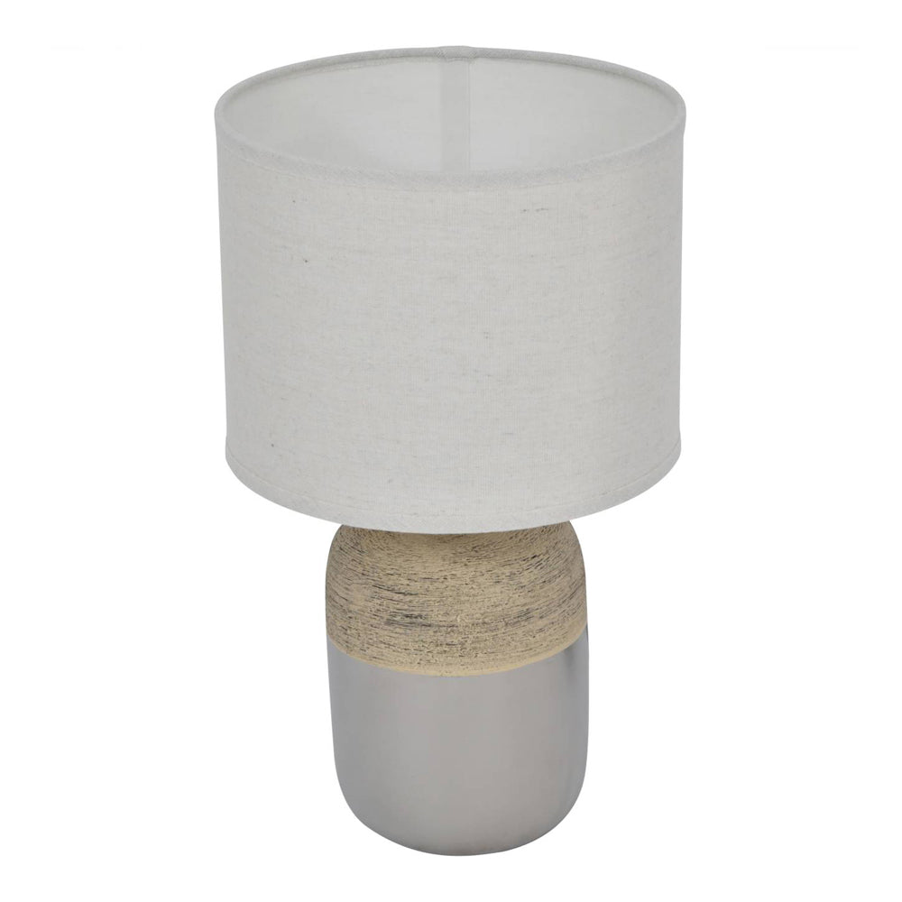 Libra Luxurious Glamour Collection - Riviera Two Tone Table Lamp With Shade