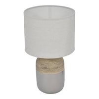 Libra Luxurious Glamour Collection - Riviera Two Tone Table Lamp With Shade