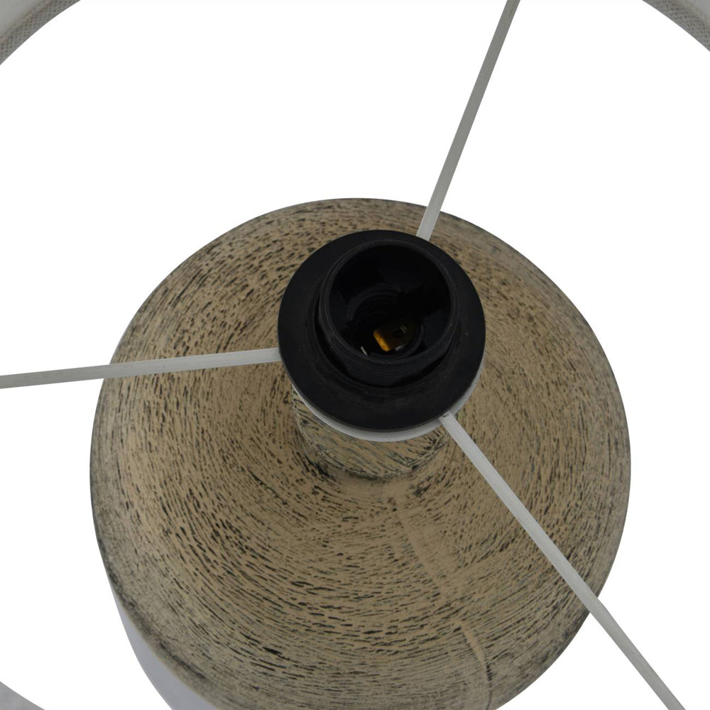 Libra Luxurious Glamour Collection - Riviera Two Tone Table Lamp With Shade