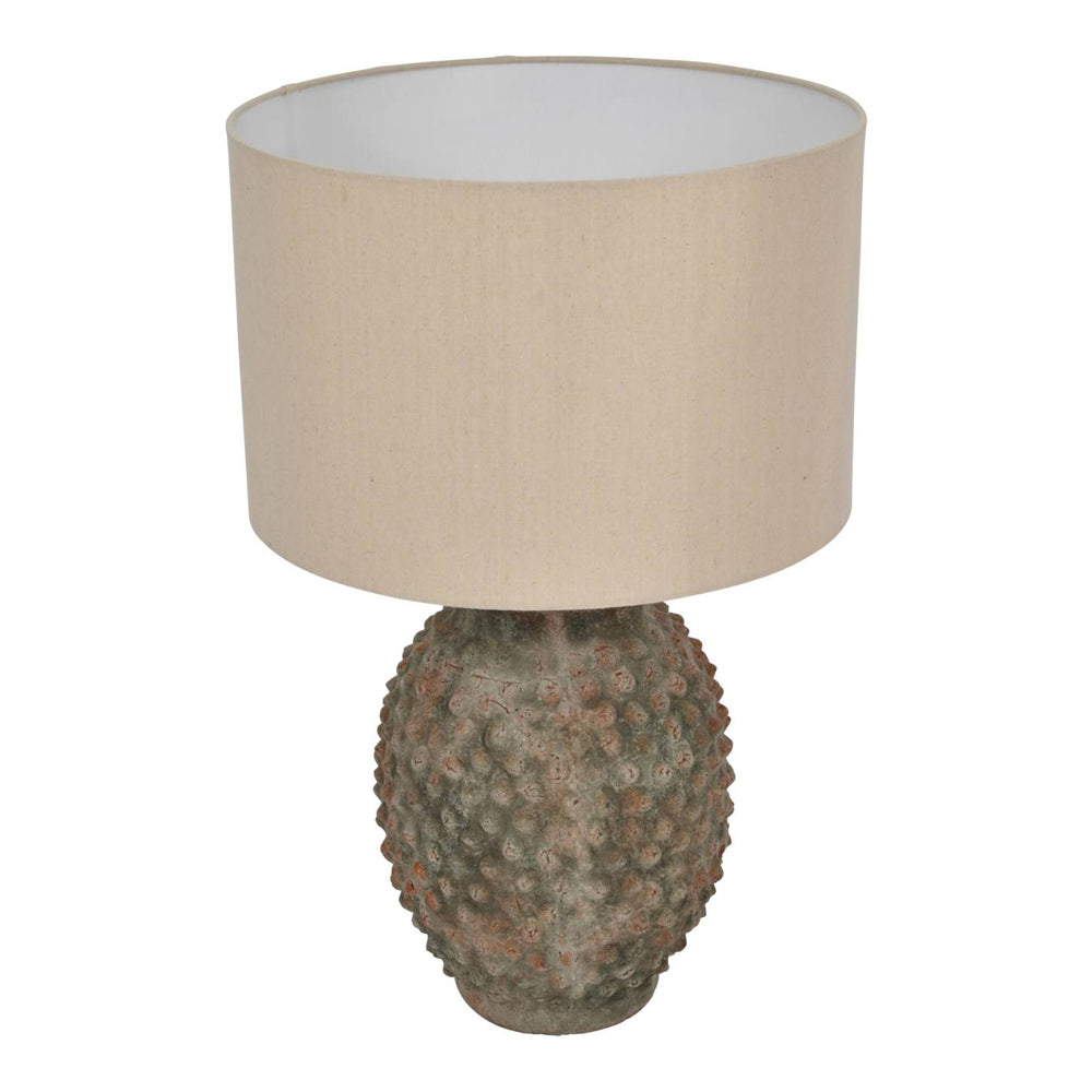 Libra Calm Neutral Collection - Remus Terracotta Table Lamp With Shade