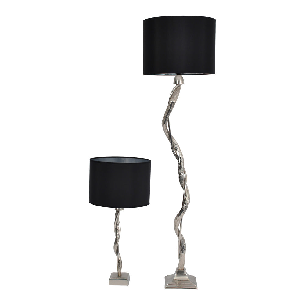 Libra Midnight Mayfair Collection - Iconic Twisted Willow Floor Lamp (Base Only)