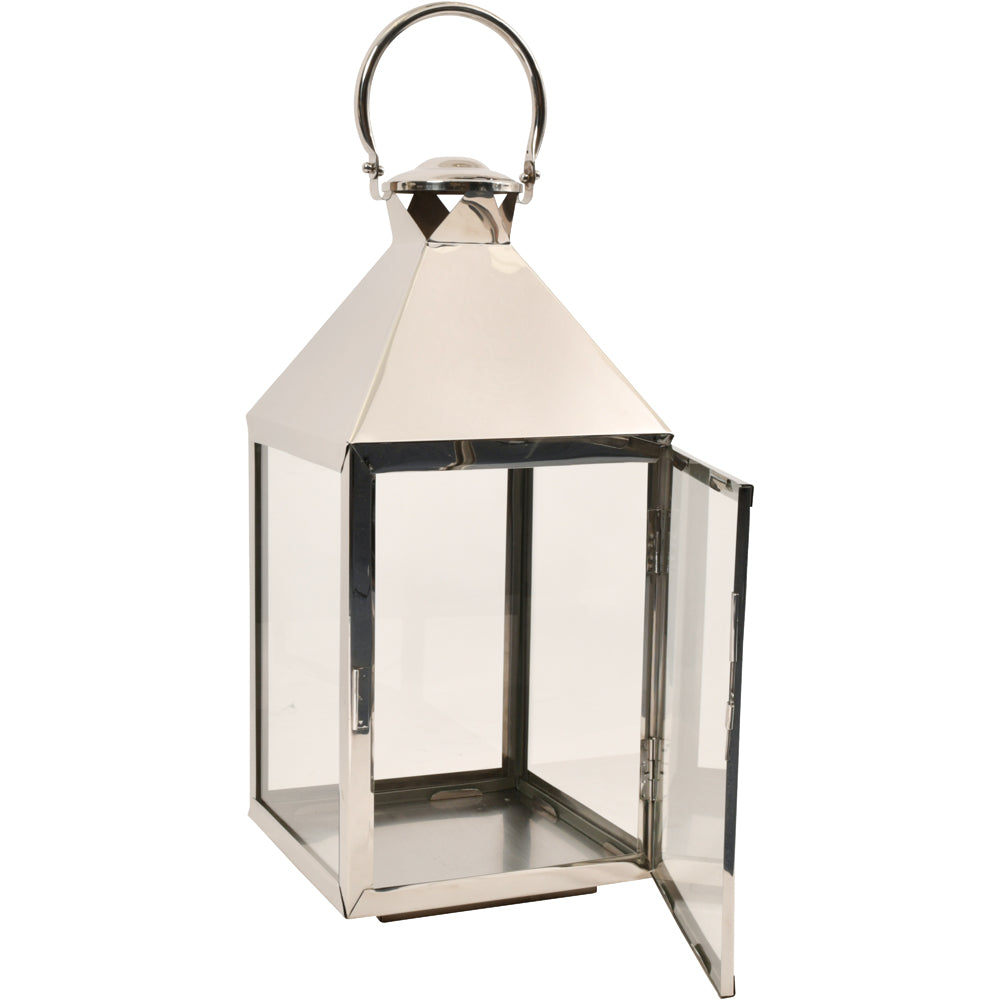 Libra Midnight Mayfair Collection - Iconic Brompton Square Lantern Polished Nickel