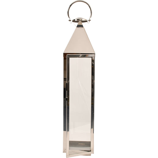 Libra Midnight Mayfair Collection - Iconic Brompton Tall Lantern Polished Nickel