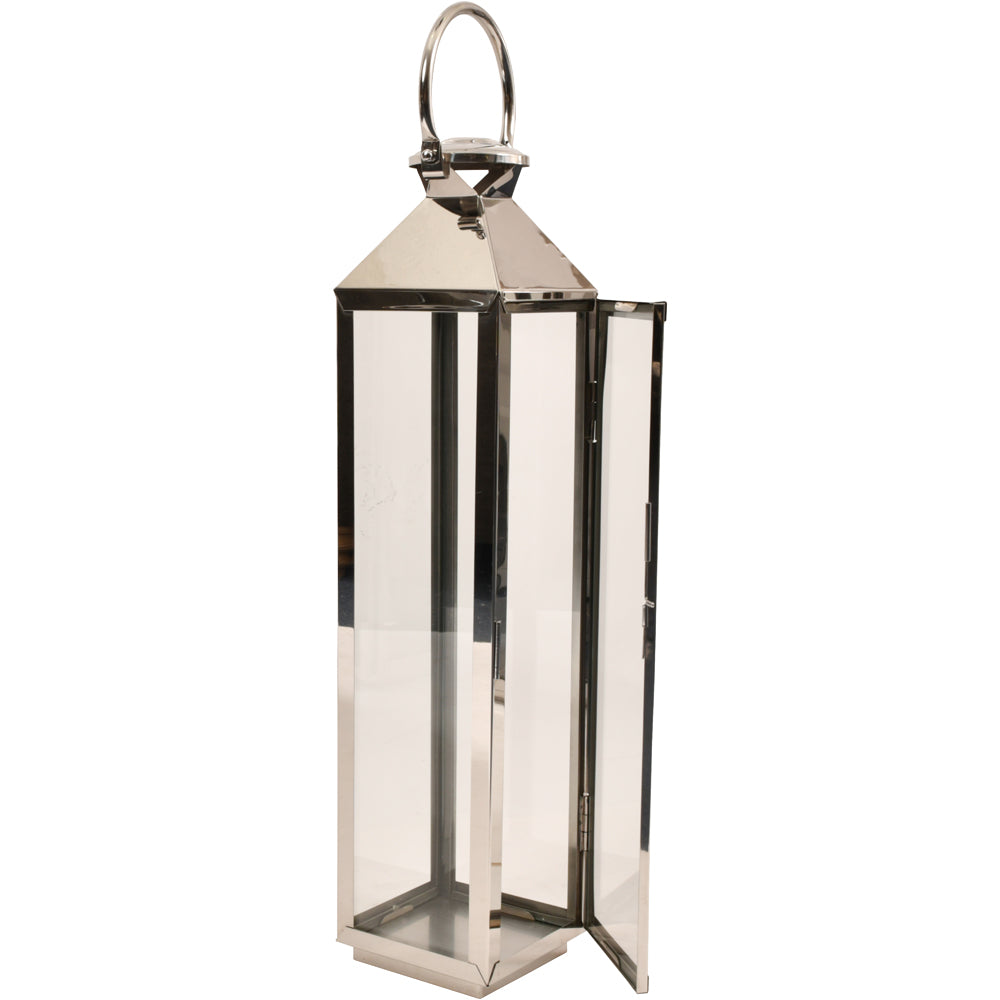 Libra Midnight Mayfair Collection - Iconic Brompton Tall Lantern Polished Nickel