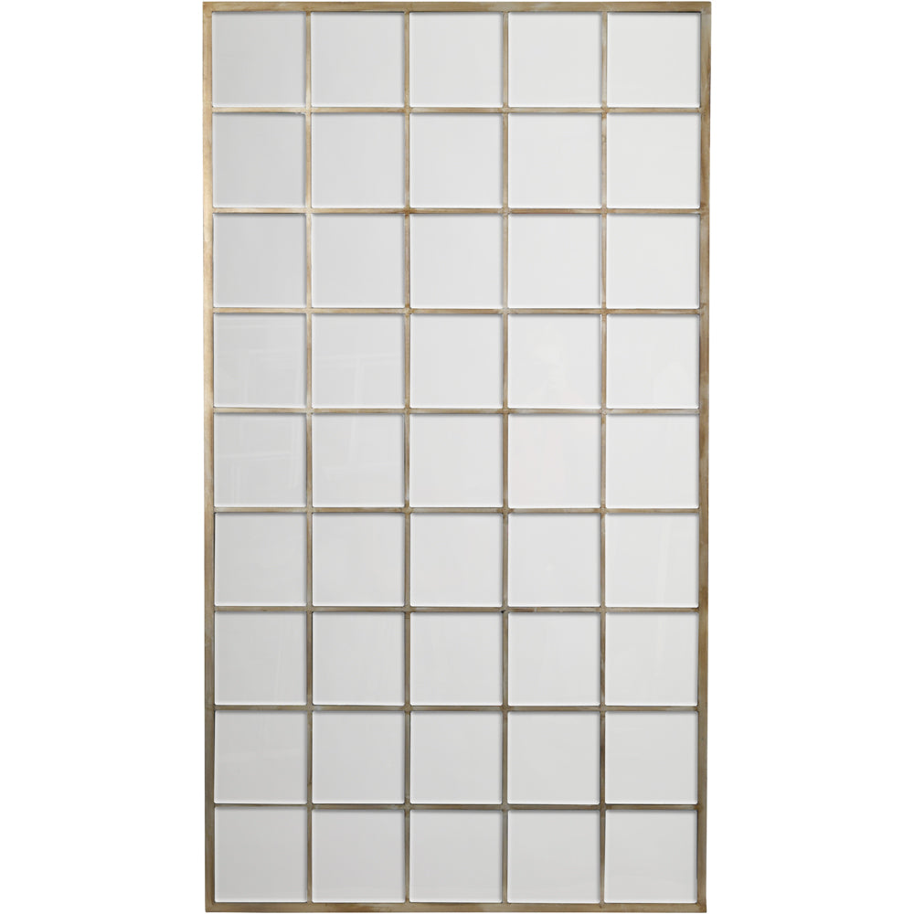 Libra Calm Neutral Collection - Blakely Floor Standing Leaning Mirror Gold 100 x 180cm