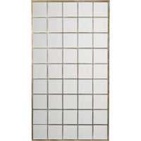 Libra Calm Neutral Collection - Blakely Floor Standing Leaning Mirror Gold 100 x 180cm