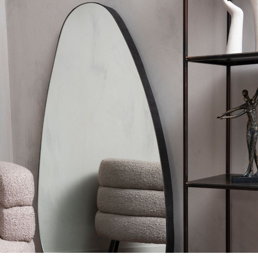 Libra Calm Neutral Collection - Organic Wall Mirror Bronze