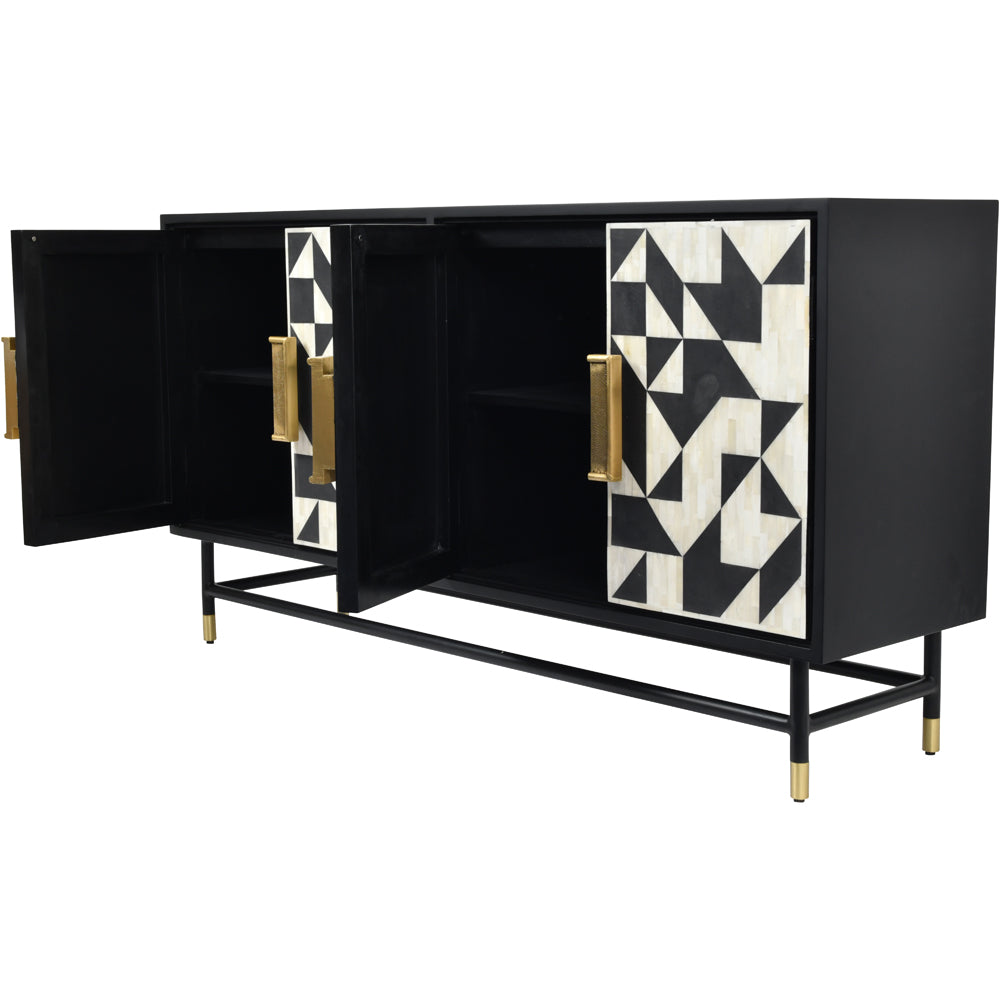 Libra Calm Neutral Collection - Wolseley Buffet Cabinet in Black