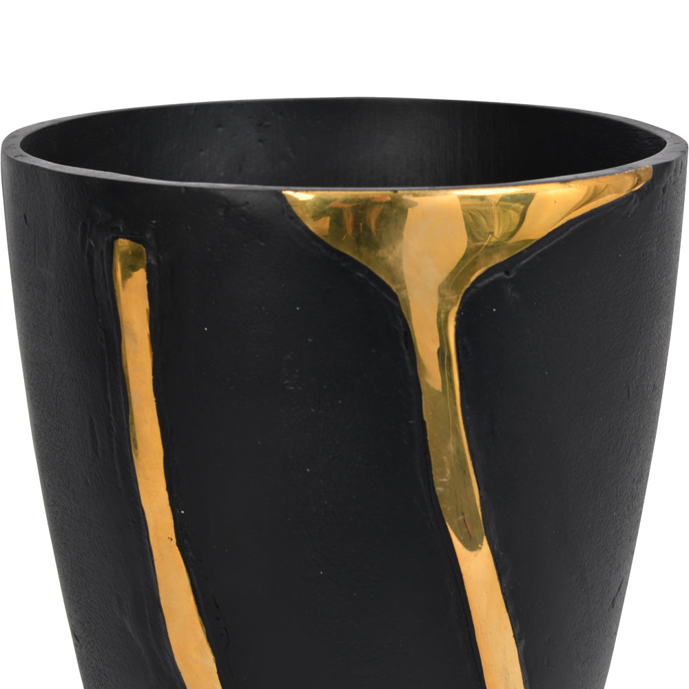 Libra Luxurious Glamour Collection - Arizona Vase Black