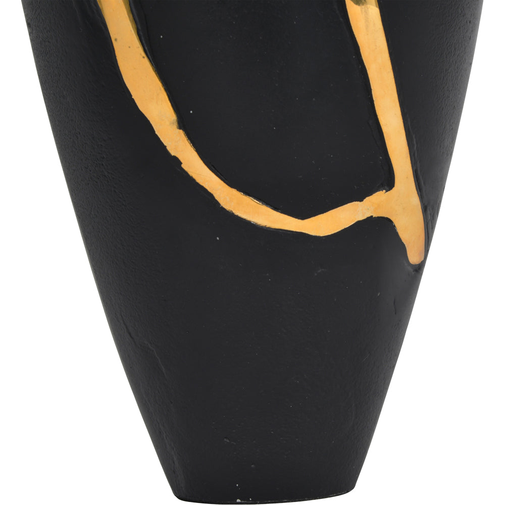 Libra Luxurious Glamour Collection - Arizona Vase Black