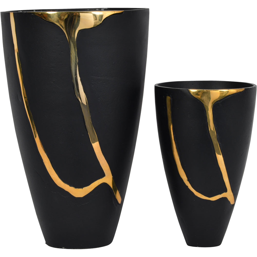 Libra Luxurious Glamour Collection - Arizona Vase Black