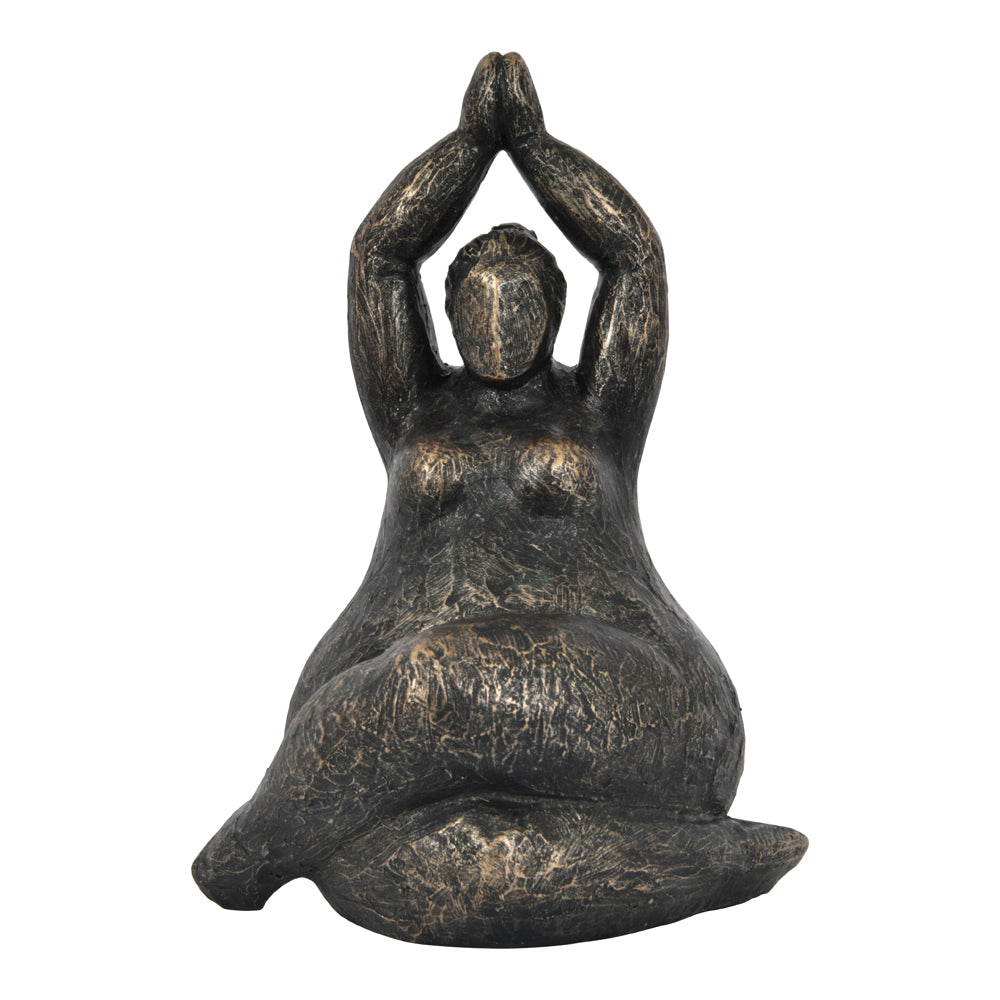 Libra Calm Neutral Collection - Iris Praying Feminine Form Resin Sculpture