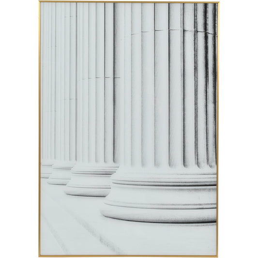 Libra Luxurious Glamour Collection - Architectural Columns Wall Art Cream