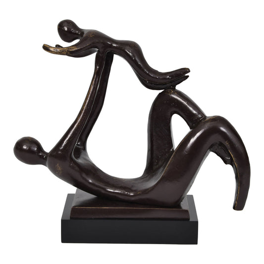 Libra Calm Neutral Collection - Iconic Bronzed Aluminium Parent And Baby Sculpture