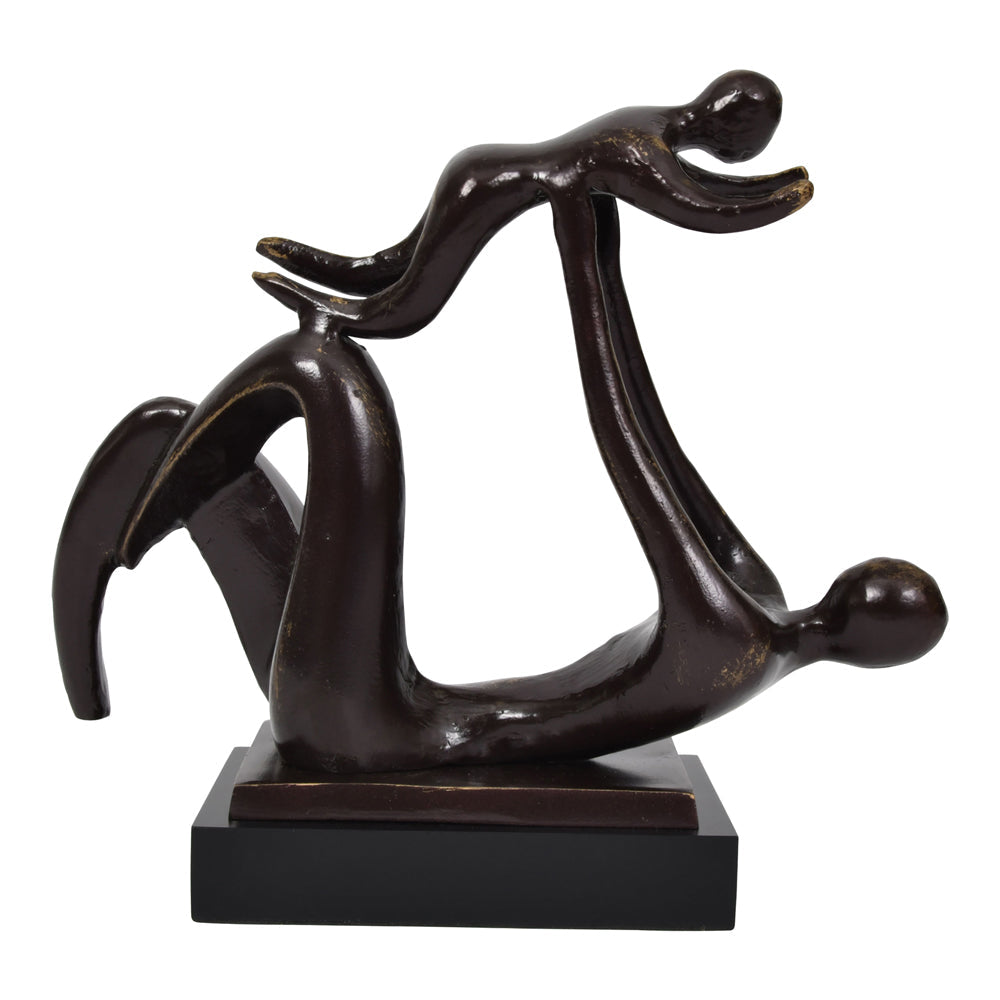 Libra Calm Neutral Collection - Iconic Bronzed Aluminium Parent And Baby Sculpture