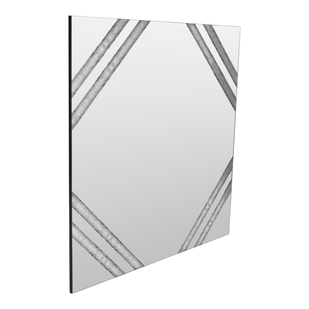 Libra Luxurious Glamour Collection - Lexington Antiqued Square Wall Mirror