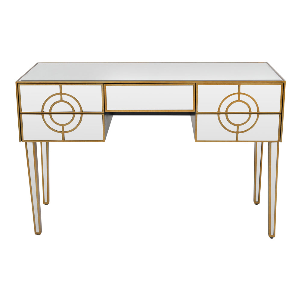 Libra Luxurious Glamour Collection - Claridge Circle Link 5 Drawer Dressing Table